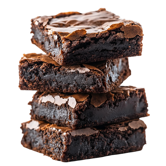 vecteezy_tower-of-fudgy-chocolate-brownies_55136335
